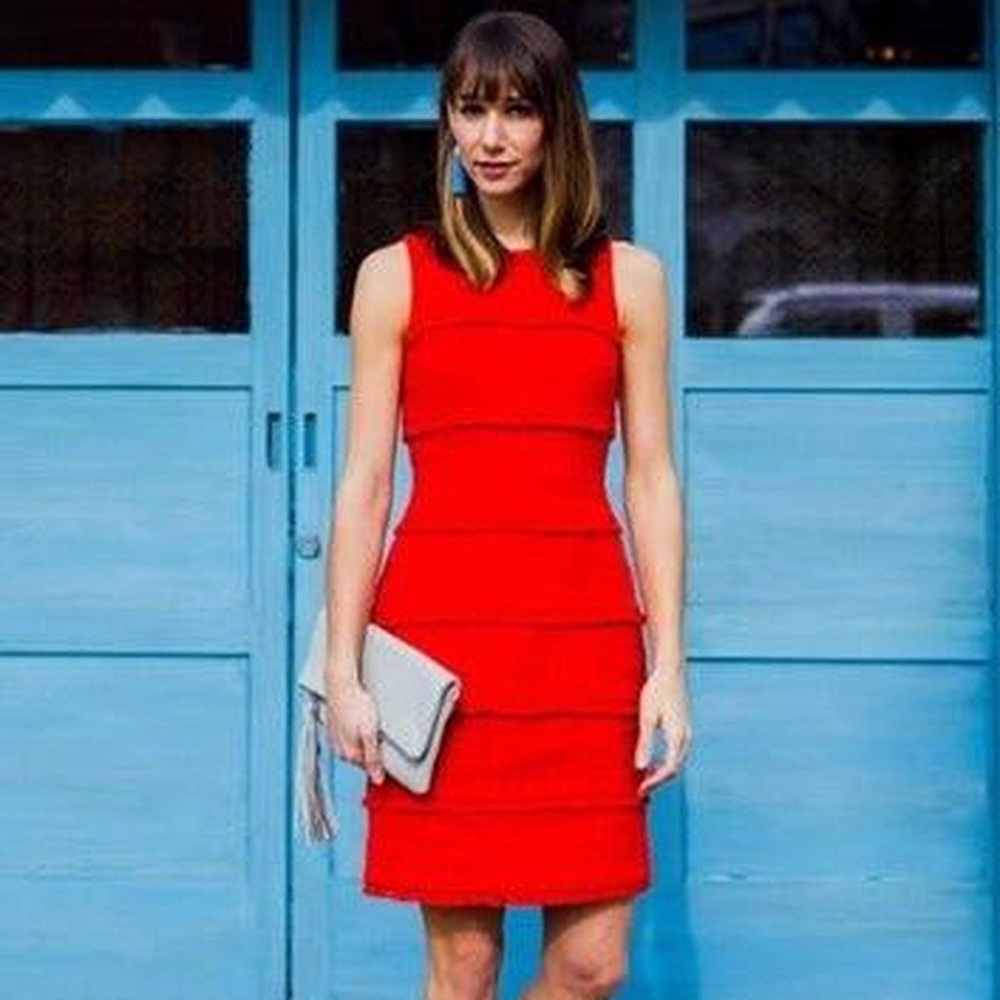 Gorgeous Coral fringed Dress